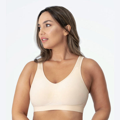 Reggiseno senza ferretto con spalline in tessuto e coppe removibili - Bra 360